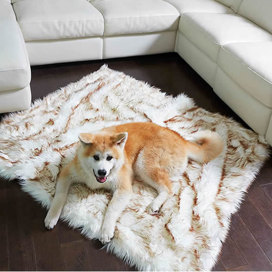Sherpa Fleece Dog Blanket